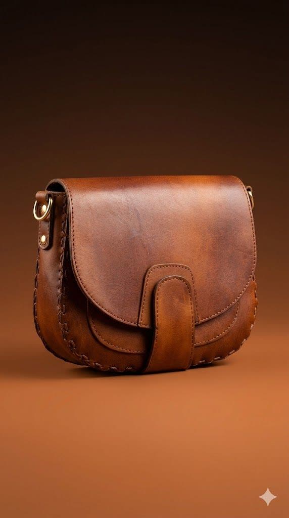کیف زنانه چرم طبیعی مدل لنگری